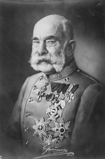 Emperor Franz Joseph I by Austrian Photographer